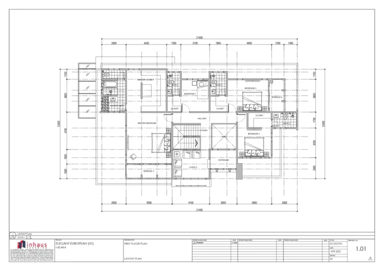 01_Elegant European-FIRST FLOOR_Dimension