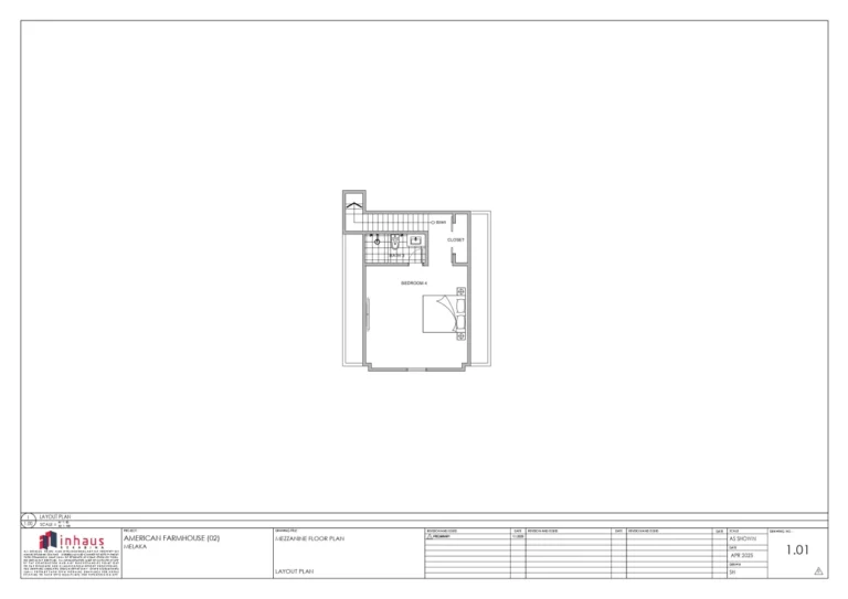 02_ American Farmhouse-MEZZANINE FLOOR_No Dimension