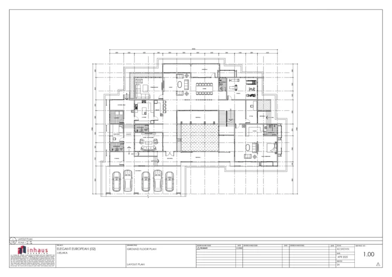 02_Elegant European-GROUND FLOOR_Dimension