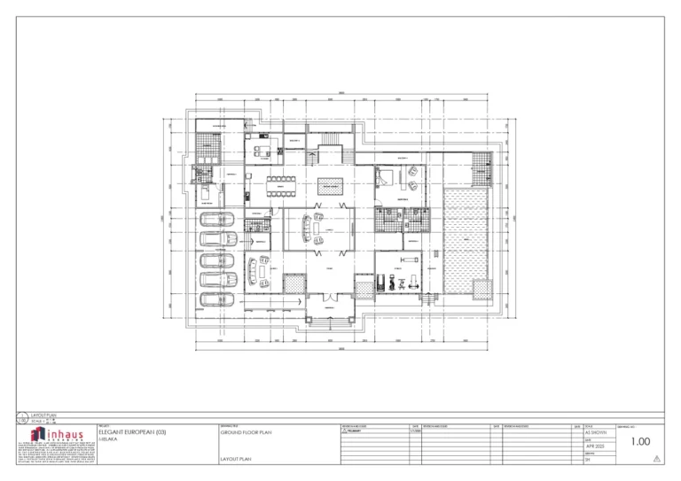 03_Elegant European-GROUND FLOOR_Dimension
