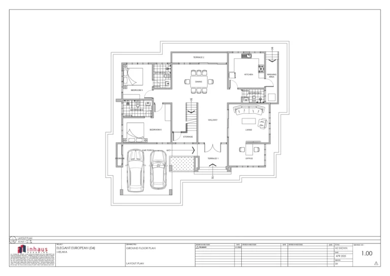 04_Elegant European-GROUND FLOOR_No Dimension