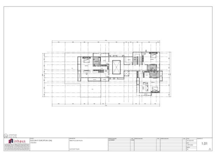 07_Elegant European-FIRST FLOOR_Dimension