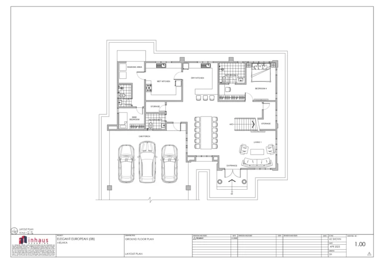 08_Elegant European-GROUND FLOOR_No Dimension