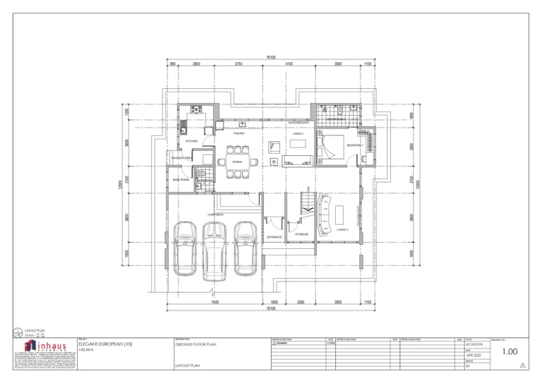 10_Elegant European-GROUND FLOOR_Dimension